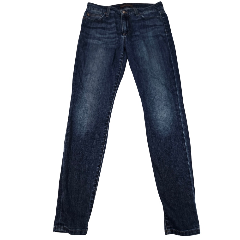 Joes Jeans Flawless The Icon Mid Rise Skinny Blue Denim Womens Size 28 Premium